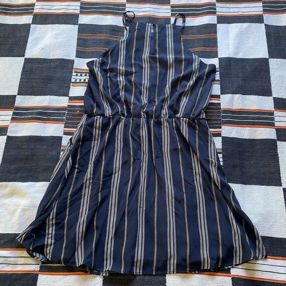 NWT Sandy & Sid Mini Dress. Pockets! Size Large. Boho. Keyhole In Back. - Picture 8 of 12